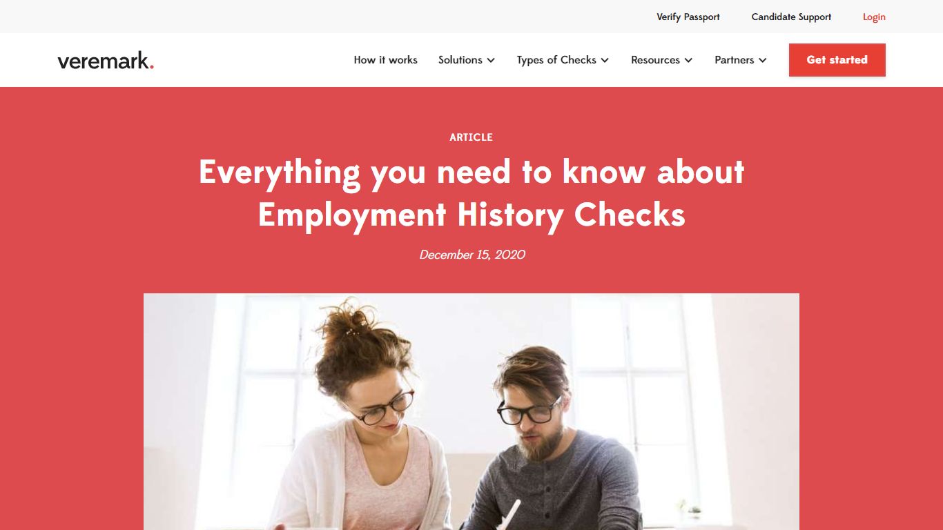 Everything you need to know about Employment History Checks - Veremark