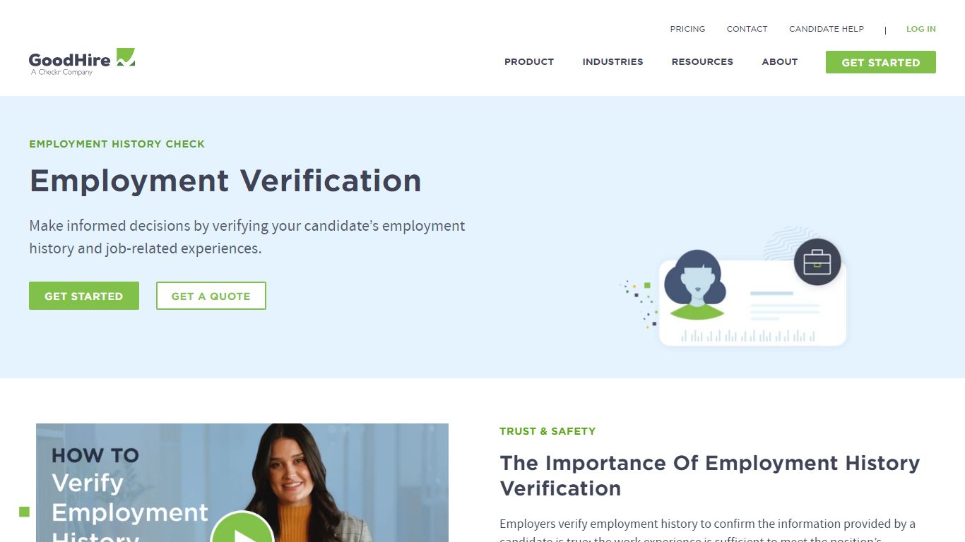 Employment Verification & History Checks | GoodHire